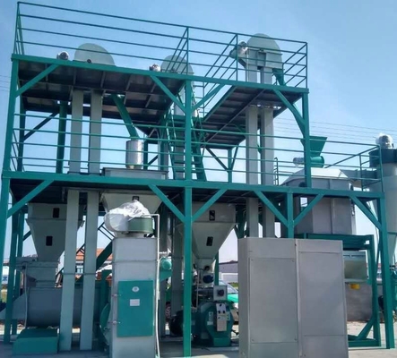Large Scale Poultry Feed Pellet Machine Animal Livestock Cattle Chicken