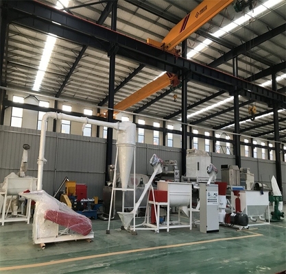 110kw 6-8 T/H Animal Feed Production Machine Carbon Steel Chicken Feed Machine