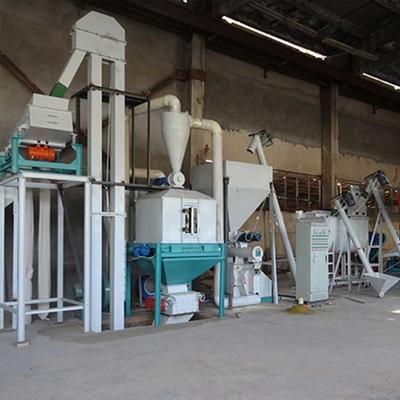 OEM ODM Cattle Pellet Manufacturing Plant Feed Mill Plant For Poultry